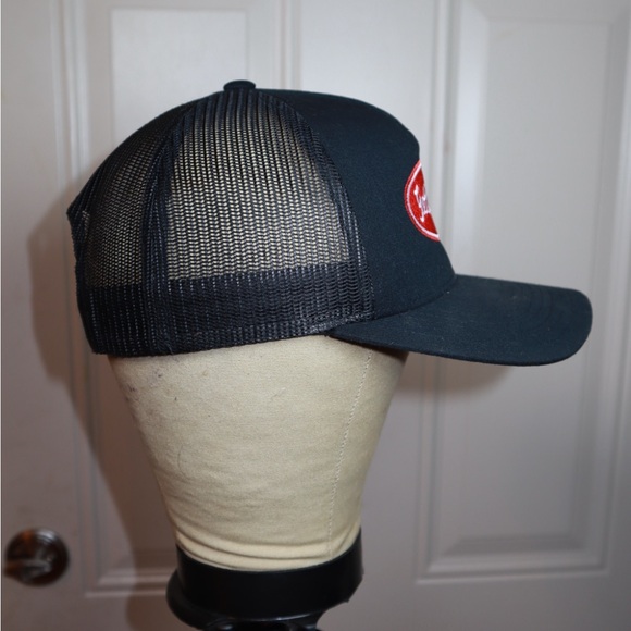 Trucker Hat Cap Flat Bill Embroidered for Mens Hat Baseball Cap - Picture 2 of 3